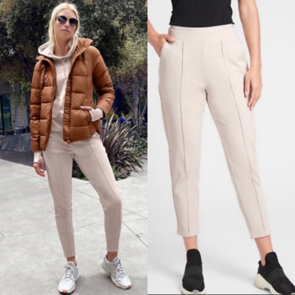Athlete Venice pin tuck pant small tall